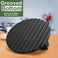 thumbnail image 2 of Burger Press, 7" Round Heavy-Duty Cast Iron Smash Bacon Press Meat Steak with Wood Handle for Griddle, Sandwich, Nonstick Pan, 2 of 7