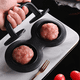 thumbnail image 4 of Prensa para hamburguesas, kit antiadherente para hacer hamburguesas, molde para hamburguesas de carne, ternera y verduras, color naranja, 4 of 7