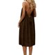 thumbnail image 1 of Vestido de Verano Casual de Mujer Cuello Redondo Vestido sin Mangas sin Espalda para Uso Diario Casual, 1 of 6