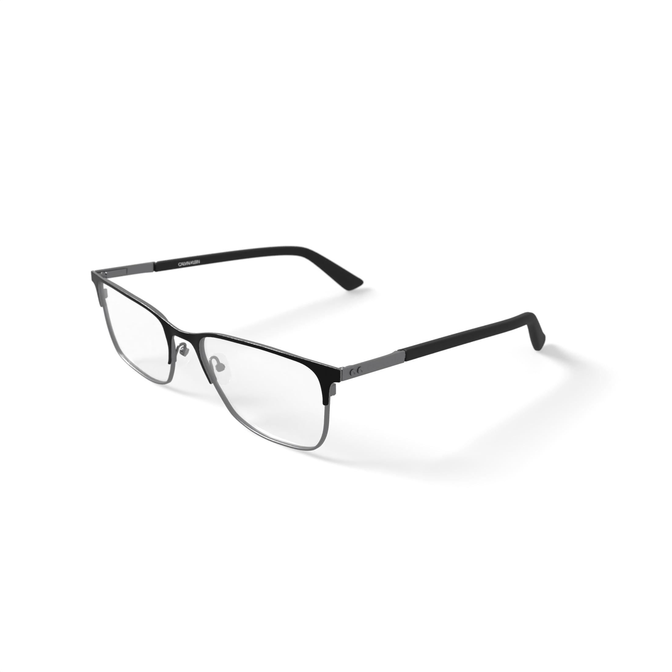 Calvin Klein Men's CK19312G Prescription Eyeglasses with Case, Matte Grey