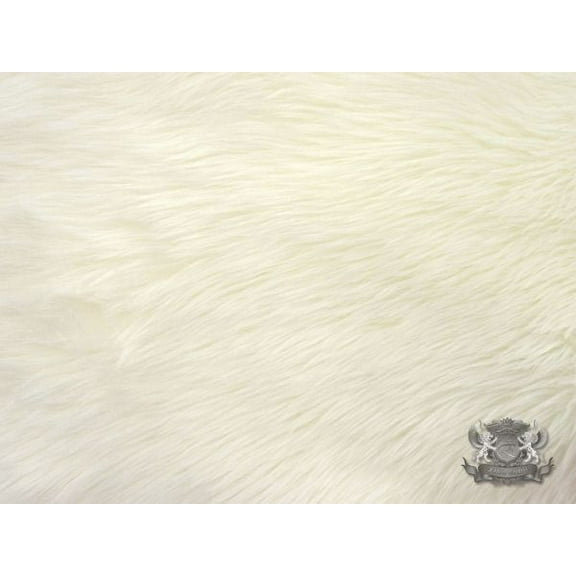 Faux Fur Shaggy Ivory