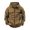 11-Khaki1190, variant on SONXAHE Men's Full Zip Multi Pocket Hoodie Rugged Urban Sweatshirt