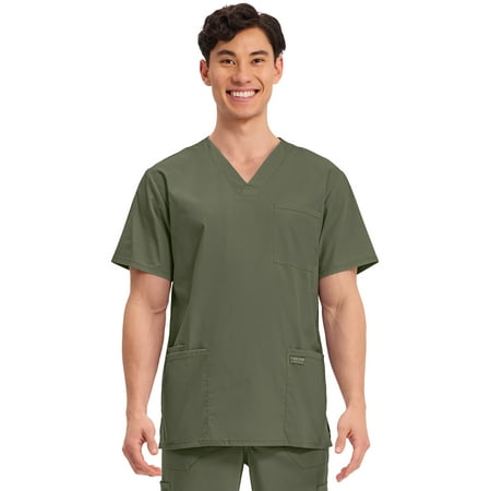 Cherokee Workwear Professionals Men Scrubs Top V-Neck WW695