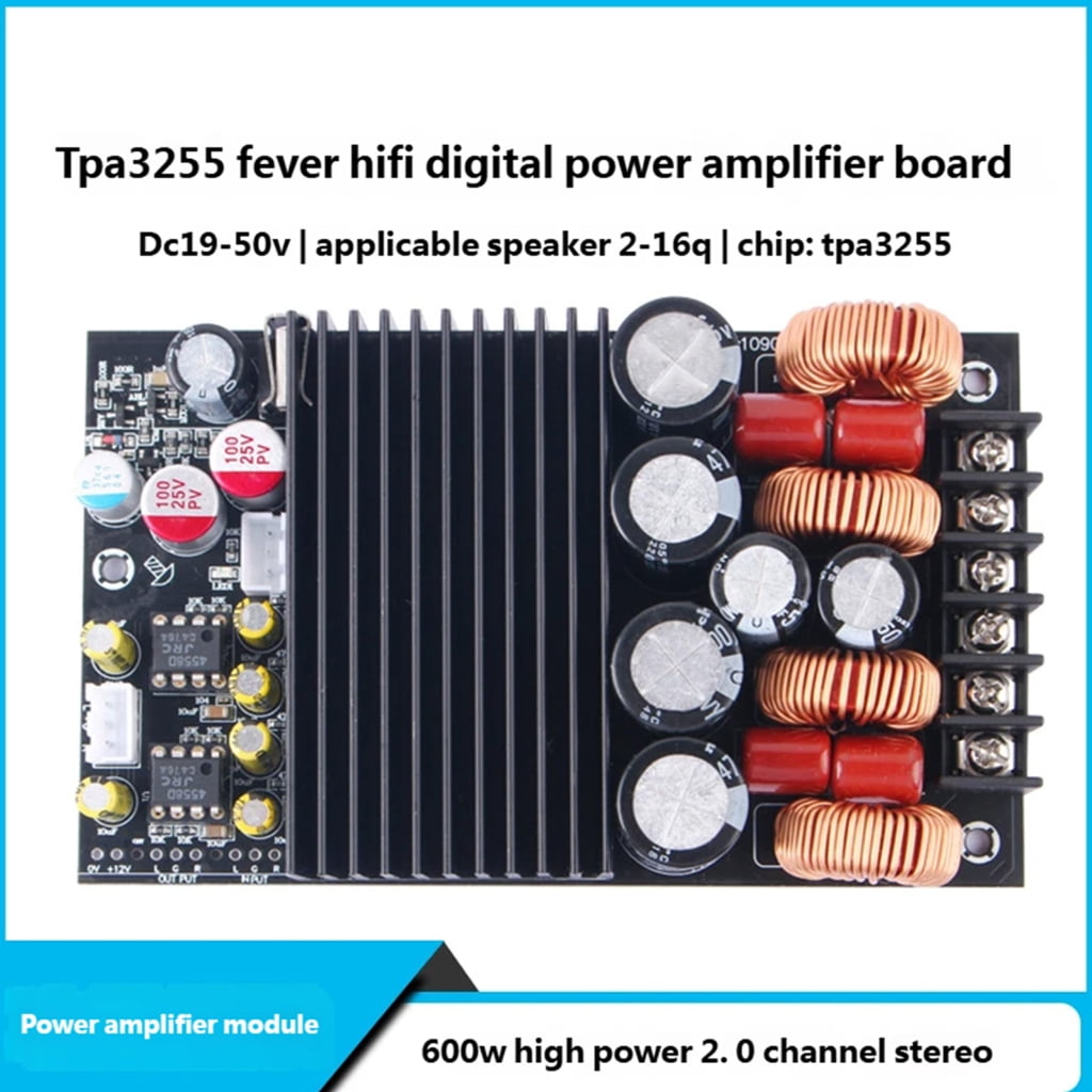 19V-50V 315W+315W Digital Sound Power Amplifier Board Double Channel Stereo