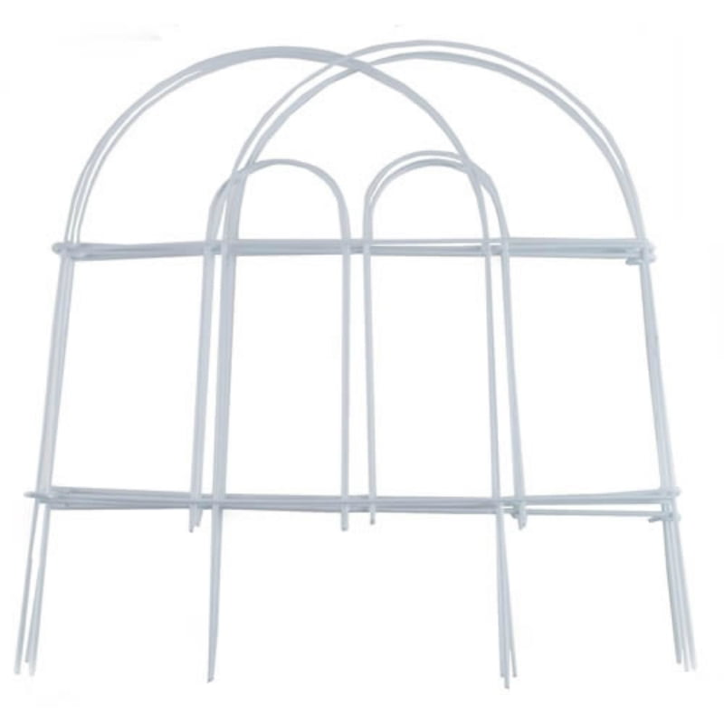 garden-zone-051808-round-top-folding-fence-white-18-x-8-walmart