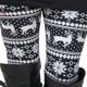thumbnail image 5 of 1 Uds. Pantalones con estampado navideño para mujer, mallas de cintura alta a la moda, pantalones largos de invierno, pantalones para mujer, ropa para mujer, 5 of 5