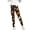 Halloween Pumpkin Skull Ghost, variant on COEQINE Girls Leggings Buttery Soft Yoga Pants Full Length High Waist Tummy Control for Jogging Running for 4-5 Years Kids Girls, Blue Leopard Print