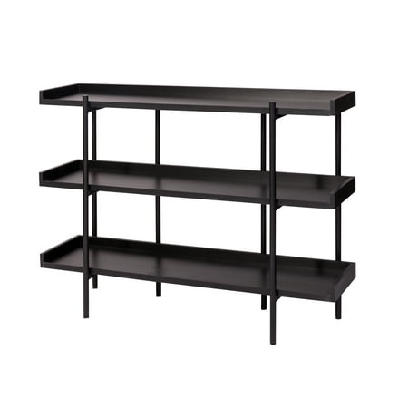 OneSpace - Modern 3-Shelf Bookcase - Black