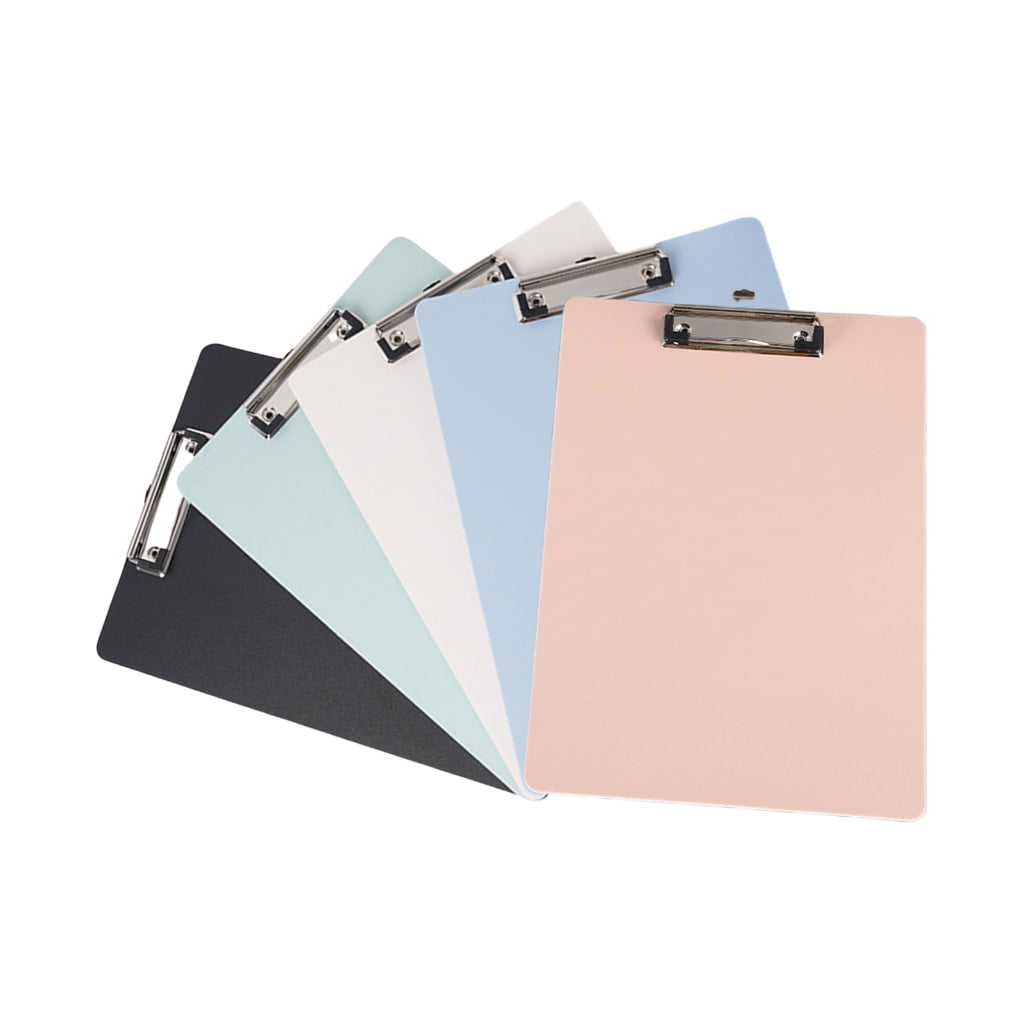5Pcs Conference Clipboard with Retactable Hanging Hook 12x8.6Inch for Office