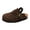 Coffee, variant on Boys Girls Clogs Mules Sandals for Toddler Kids Comfortable Cork Footbed Walking Slip on Walking Slippers