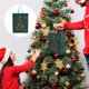 thumbnail image 4 of 12 bolsas de regalo para fiestas navideñas, bolsas de regalo navideñas para dulces, bolsas de regalo navideñas pequeñas, bolsas de regalo de graduación, bolsas de regalo reutilizables., 4 of 7