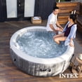 thumbnail image 6 of INTEX PureSpa Plus Greywood Deluxe 6 Person Inflatable Hot Tub Spa w/ Jets, 6 of 10