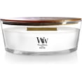 thumbnail image 1 of Yankee Candle WoodWick Ellipse Scented Candle White Teak 16oz | Up to 50 Hours Burn Time Christmas | Holiday, 1 of 7