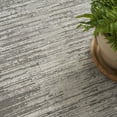 thumbnail image 6 of Nourison Modern Abstract Abstract Grey White 8'6" x 11'4" Area Rug (9x11), 6 of 8