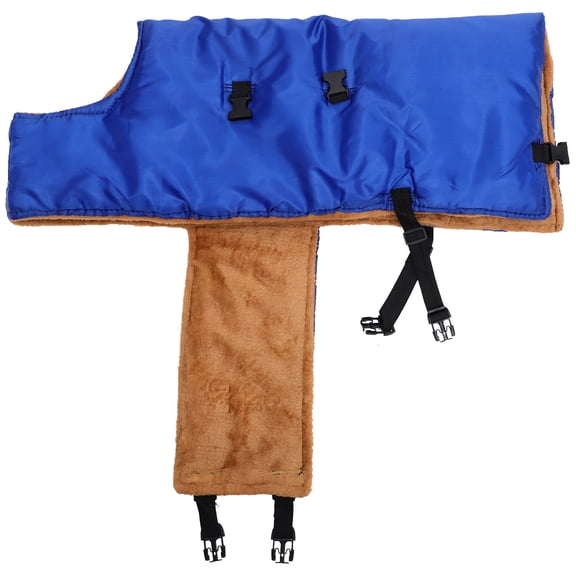 ibasenice 1Pc Winter Cow Calf Coat Blue Waterproof Vest for Outdoor Use