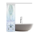 thumbnail image 2 of ARTJIA Lotus Bathroom Waterproof Fabric Shower Curtain 60x72 inches, 2 of 2