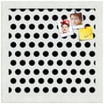 thumbnail image 2 of PinPix 12x12 Custom Cork Bulletin Board Black Polka Dot Poster Board Has a Fabric Style Canvas Finish, Framed in Black Polka Dot, by ArtToFrames (PinPix-200), 2 of 6