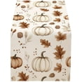 thumbnail image 4 of Halloween Sale Clearance!Fall Decorations for Home, Thanksgiving Flag Fall Pumpkin Maple Leaf Kitchen Party Tablecloth, 4 of 6