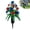 B, variant on Red White Blue Star Headstone Flower Saddle, Artificial Cemetery Memorial Arrangement, Patriotic Grave Decor with Stake for 250th Anniversary & Memorial Day