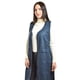 thumbnail image 4 of Chaleco largo tipo gamuza Roman Fashion /Juvenil, 3905 (Azul marino) azul marino Unitalla, 4 of 5