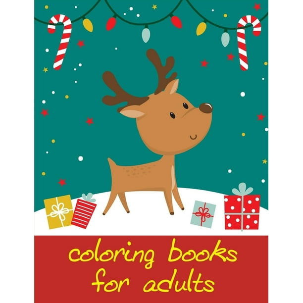 Family Activity coloring books for adults Christmas Book, Easy and