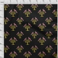thumbnail image 3 of oneOone Viscose Jersey Fabric Bird & Tree Block Print Sewing Fabric BTY 60 Inch Wide, 3 of 5