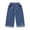 N361 Dark Blue, variant on Girls Pants Bear Print Elastic Waist With Pockets Summer Loose Fit Pants Size 2-3 Years Dark Blue