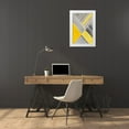 thumbnail image 3 of Reeves, Tom 23x32 White Modern Wood Framed Museum Art Print Titled - Yellow Mikado II, 3 of 4