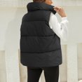 thumbnail image 6 of Durtebeua Zip Outdoor Winter Warm Sport Vest Sleeveless Pockets Jacket Coat Fall Jacket Women's Outwear Quilted Vest, 6 of 6