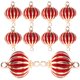 thumbnail image 4 of Juego de 10 colgantes para pendientes, diseño de farolillo rojo de estilo chino, suministros para hacer joyas para el hogar (rojo, 8 mm), 4 of 7