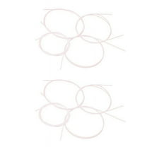 8Pcs White Nylon Ukulele String Set