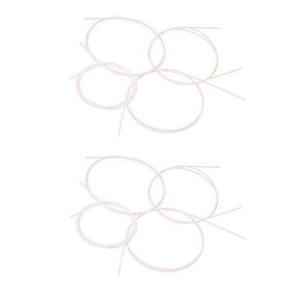 8Pcs White Nylon Ukulele String Set