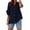 Navy, variant on Harpily Casual Shirts for Women Long Sleeve Button Down Blouses Fall 2025 Solid Color Trendy Tops with Pocket