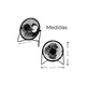 thumbnail image 3 of Ventilador De Escritorio Usb Pequeño Aspas De Metal 14cm, 3 of 3