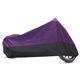 thumbnail image 1 of Cubierta para motocicleta Cubierta completa para motocicleta Cubierta para lluvia para exteriores Protector impermeable contra el polvo 190T XXXL Púrpura Negro para Harley Davidson Road King Electra Street Glide Tourings Vestido completo Unique Bargains cubiertas para vehículos de deportes motorizados, 1 of 1
