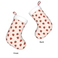 thumbnail image 6 of Cauagu Hand Drawn Strawberry for Christmas Stockings,1-Pack Large Xmas Stocking Holiday and Farmhouse Stocking Fit for Christmas Holiday Party Decoration(17.7*11 Inch), 6 of 7