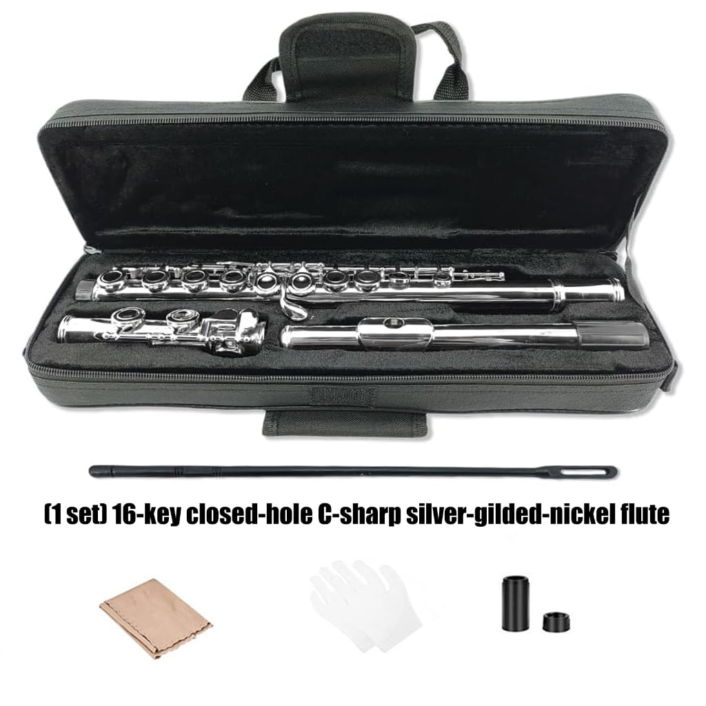 Ergonomic Layout 16 Closed Hole C Keys Flute Ensuring Comfortable for Extended Practice