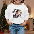 thumbnail image 2 of Sweat à Capuche Imprimé Bonhomme de Neige de Noël Automne Hiver pour Enfants, 2 of 4