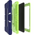 thumbnail image 4 of SOATUTO Case for Walmart Onn 8 Pro 8 Inch Tablet, Heavy Duty Drop Proof and Shock Resistant Rugged Hybrid Case Built-in Stand, for Walmart Onn 8 Inch Tablet Model 100003561 - Navy+Green, 4 of 6