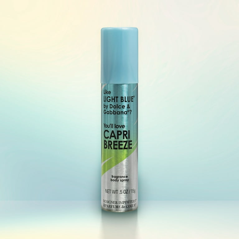 Designer Imposters Capri Breeze Body Spray for Women, 0.5 fl.oz.