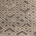 thumbnail image 1 of Ahgly Company Machine Washable Indoor Square Abstract Tan Brown Area Rugs, 3' Square, 1 of 1