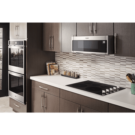 Whirlpool - 30" Built-In Electric Cooktop - Stainless Steel