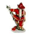 thumbnail image 3 of Kurt Adler 11.5-Inch Fabriché Fireman Santa On Ladder, 3 of 8