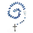 thumbnail image 1 of Glass Beads Rosary Catholic Necklace Fashion Crucifix Pendant Religious Jewelry for Women Fashion Necklaces, 1 of 5