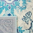 thumbnail image 6 of SAFAVIEH Madison Elinor Traditional Distressed Area Rug, Teal/Beige, 9' x 12', 6 of 8