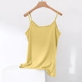 thumbnail image 5 of Ruimatai Women's V-Neck Camisole Cotton Linen Sleeveless Pajama Top Soft Comfortable Casual Home Wear Outerwear Base Underwear Fashion Solid Color, 5 of 6