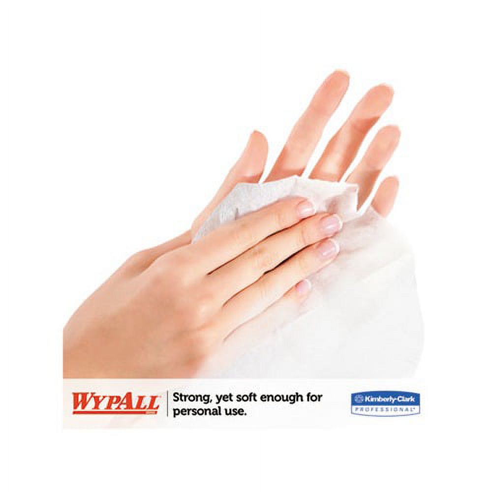 WypAll L30 Towels, POP-UP Box, 10 x 9 4/5, White, 120/Box, 10 Boxes/Carton -KCC03086 - image 6 of 6