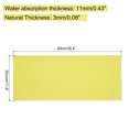 thumbnail image 2 of Soldering Sponge 30 x 90cm Rectangle Yellow Cleaning Pad Welding Tip Iron Replacement for Cleaning Soldering Iron 1.5mm Natural Thickness 11mm Water Absorption Thickness, 2 of 6
