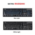 thumbnail image 5 of ¡Vaya! Teclado mecánico GK705 con interruptor de intercambio en caliente, 104 teclas, teclado para juegos por cable resistente al agua RU/EE. UU., retroiluminado Anti-Ghosting para PC, 5 of 5