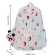 thumbnail image 3 of Bolso de campus para mujer, bandolera doble con correa ajustable, bolso diario de nailon para mujer, 3 of 3